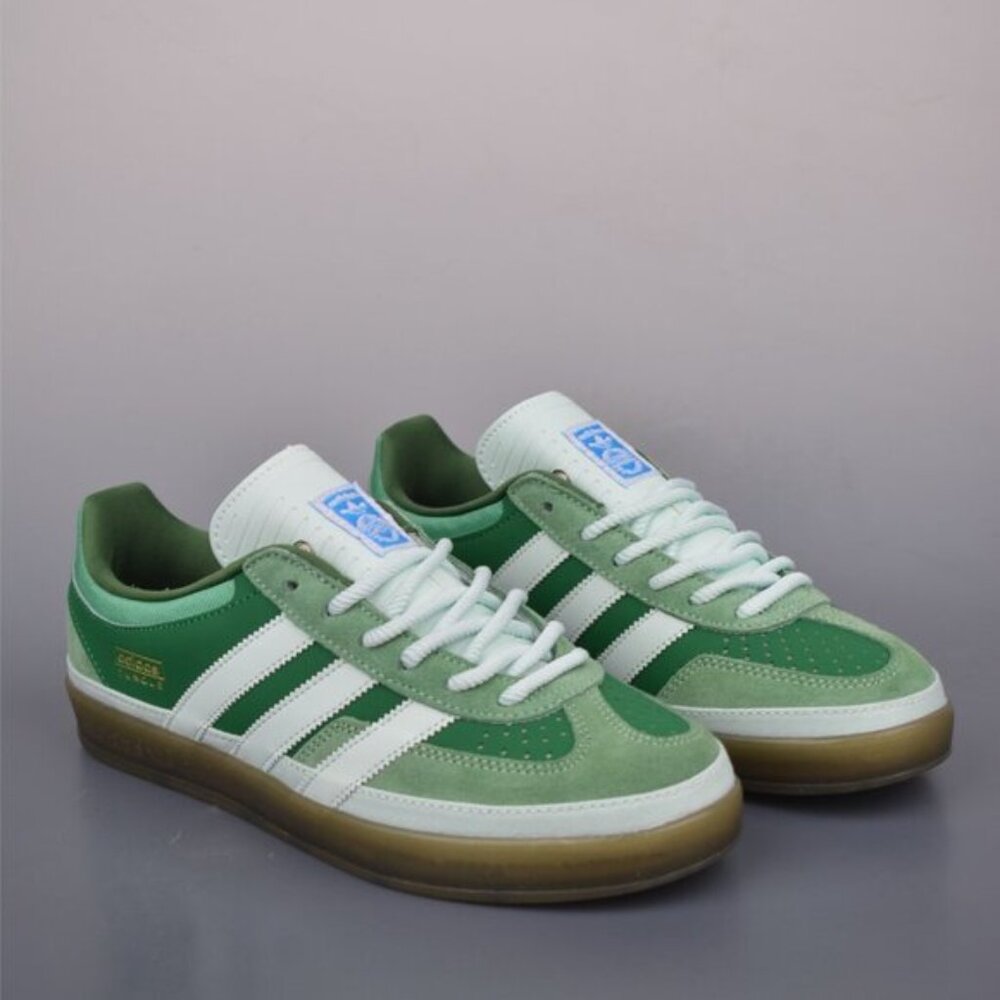 adidas Green and White Winter Boots